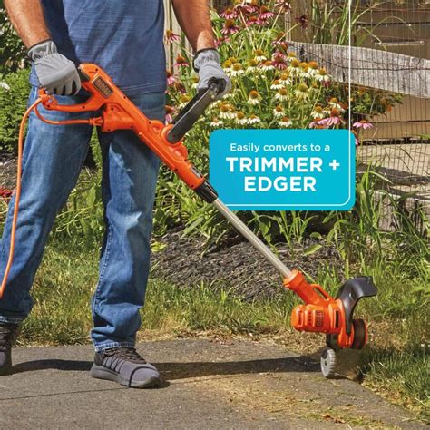 BLACK+DECKER 3-in-1 Corded Lawn Mower, String Trimmer & Edger, 12-Inch (BESTA512CM)