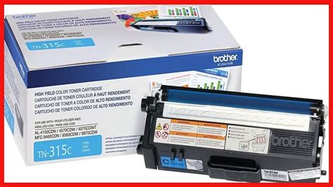 Review Product Brother Genuine TN315BK, TN315C, TN315M, TN315Y High Yield Color Laser Black, Cyan, Magenta and Yellow Toner Cartridge Set