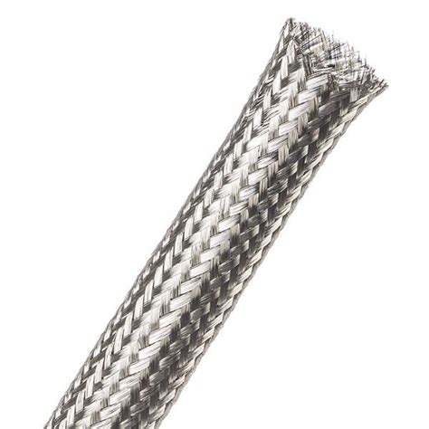 Hot Deals Electriduct 3/4" Stainless Steel Braided Sleeving (304SS) - Length: 50 Feet