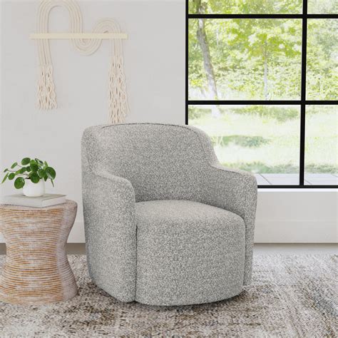 HomePop Accent Chair, Gray