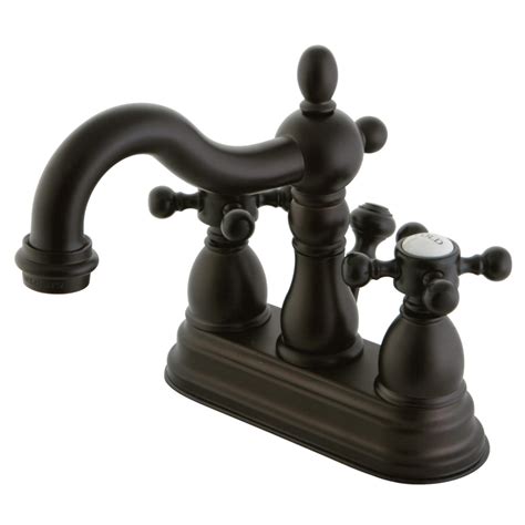 🛒 Crazy Deals Kingston Brass KB1605BPL Bel Air 4" Centerset Lavatory Faucet with Retail Pop-up, Oil Rubbed Bronze