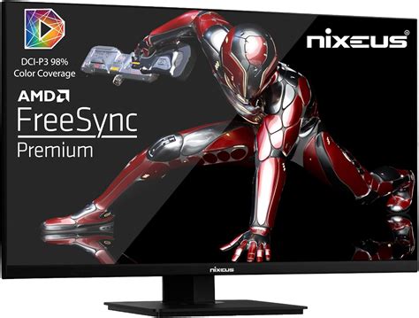 ✓ Nixeus EDG 27" IPS 2560 x 1440 AMD FreeSync Certified 144Hz Gaming Monitor with Base Stand (NX-EDG27S v2), Black