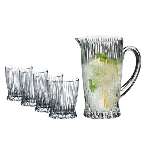 70% Off Discount Riedel Cold Drinks Pitcher and tumblers, 10 oz, Clear