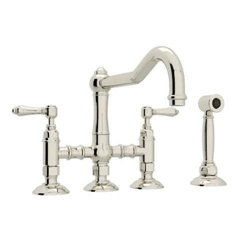 One-Day Sale: Up to 80% Off Rohl A1458LMWSPN-2 KITCHEN FAUCETS, Polished Nickel