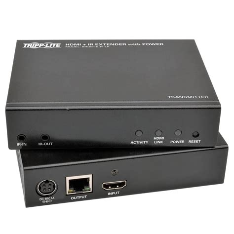 Tripp Lite HDBaseT HDMI Over Cat5e/6/6a Extender Kit w/Ethernet, Serial and IR Control, 1080p, Up to 500 ft. (BHDBT-K-E3SI-ER)