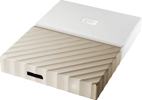 Exclusive Discount 50% Price WD 3TB White-Gold My Passport Ultra Portable External Hard Drive - USB 3.0 - WDBFKT0030BGD-WESN (Old Generation)