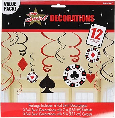 amscan Casino Party Mega Value Pack Cutout Set,Multicolor,Multi Size